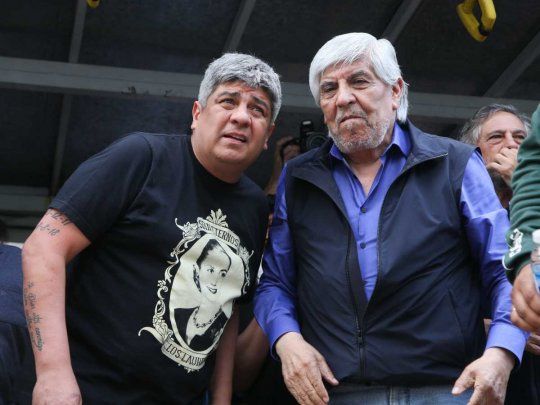 Camioneros Hugo y Pablo Moyano