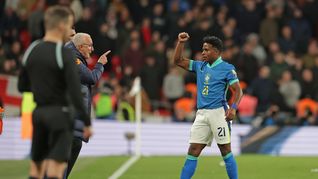 Dorival y Endrick, claves en la victoria de Brasil 1-0 sobre Inglaterra.