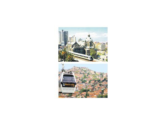 Sobre rieles o por aire, el metro abre paso por todo Medellín.