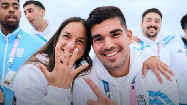 Pilar Campoy y Pablo Simonet, felices en París