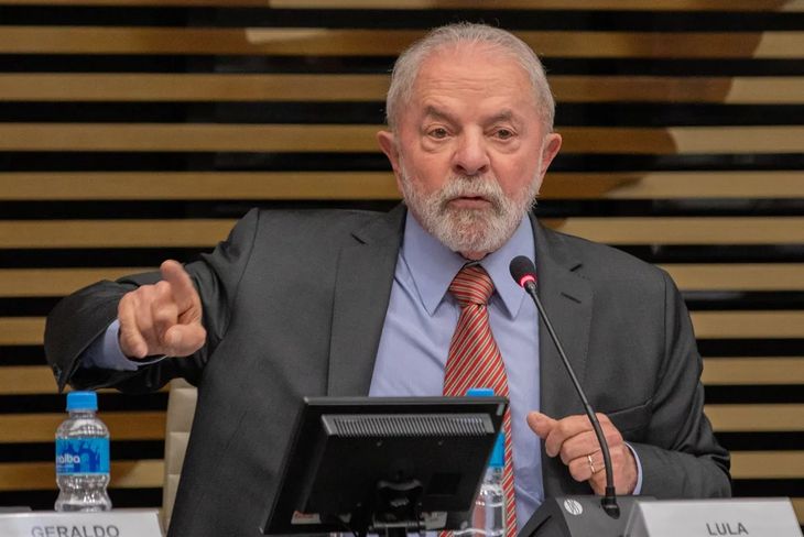 The former president of Brazil Lula da Silva at Fiesp.