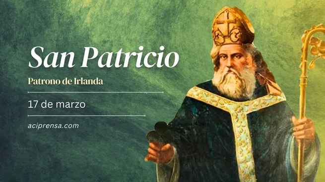 El santoral católico celebra el 17 de marzo a San Patricio, patrono de Irlanda.