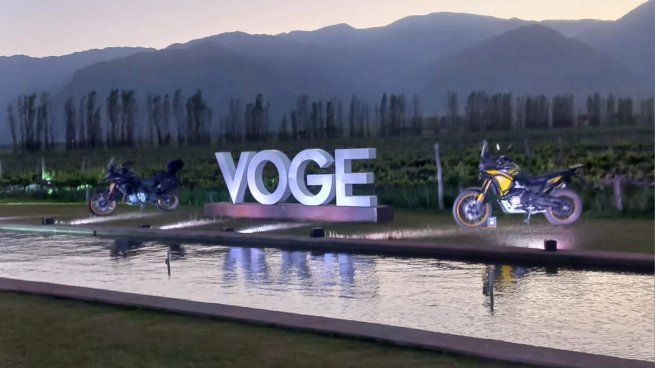 VOGE presentó la DS800X Rally en un evento exclusivo en Cafayate. 