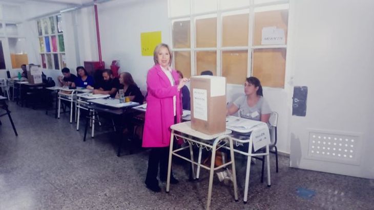 Andrea Almirón, la candidata de Milei en Tierra del Fuego.
