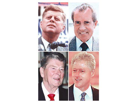 Kennedy, Nixon, Reagan y Clinton vieron su suerte hacia la Casa Blanca sellada en los debates televisivos. Reagan supo explotar sus dotes hollywoodenses.