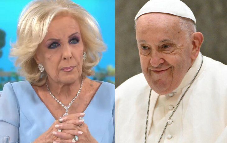Mirtha Legrand recordó en su programa al papa Francisco.