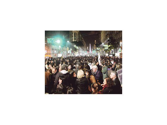 Protestas con menos fuerza