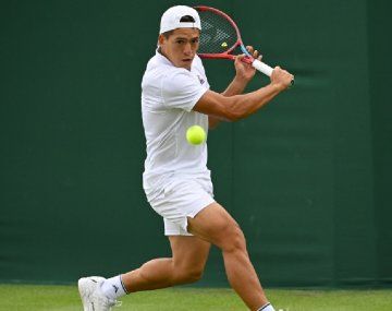 Sebastián Baez quedó eliminado de Wimbledon tras perder con Goffin