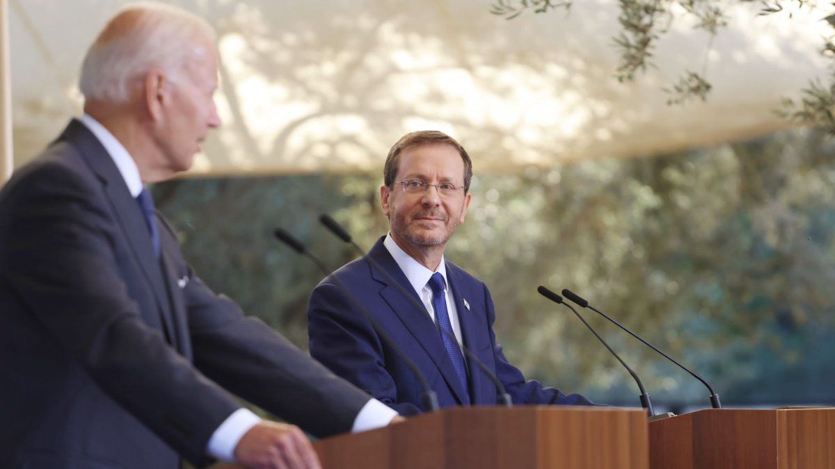 Biden met with the Israeli president ahead of the elections
