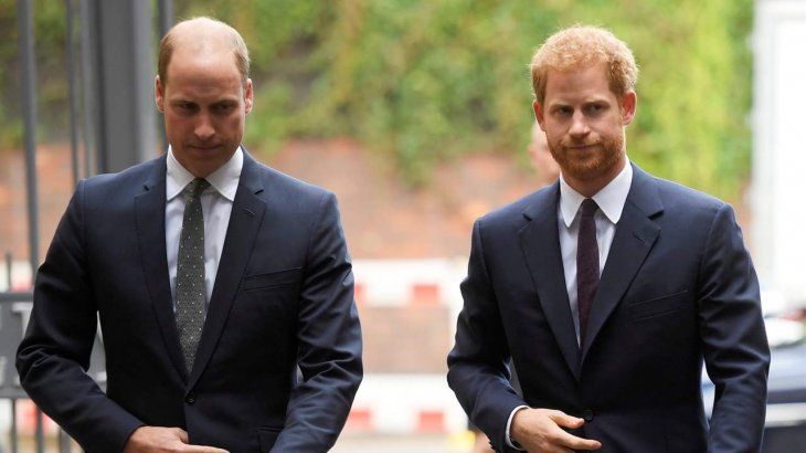 Príncipes William y Harry.