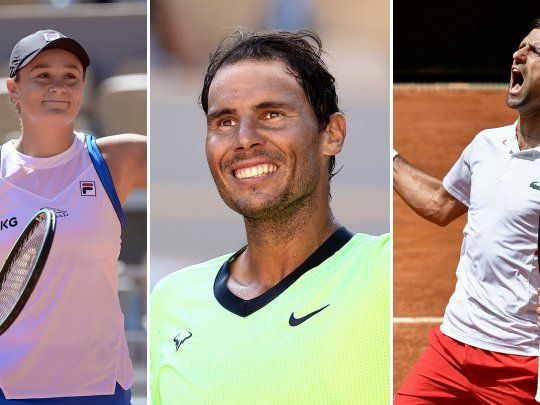 Los máximos favoritos al título en Roland Garros avanzan en París.