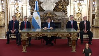 ámbito.com | Javier Milei Cadena Nacional