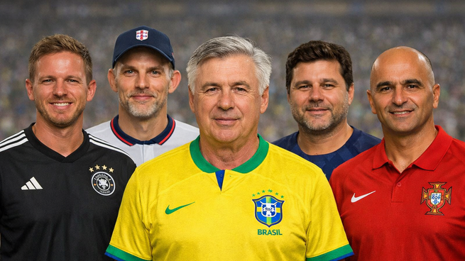Carlos Ancelotti encabeza la lista de los técnicos mejores pagos que dirigirán en el Mundial 2026. Brasil eligió capacidad y, además, experiencia.