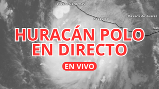 Sigue la trayectoria del huracán Polo frente a las costas de México.