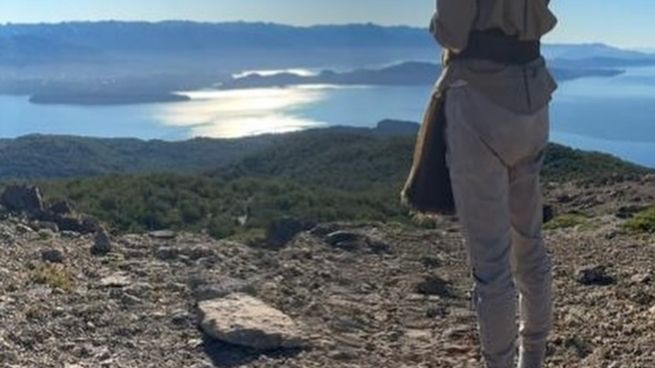 Juliana Awada en el Parque Nacional Nahuel Huapi. (Instagram)