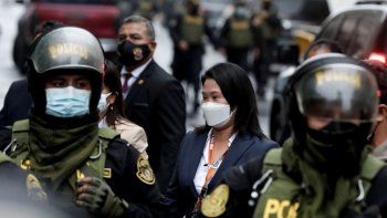 Keiko Fujimori, candidata derechista de Perú.