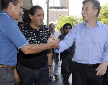 Ramón Díaz y Mauricio Macri se reencontraron en Casa de Gobierno.