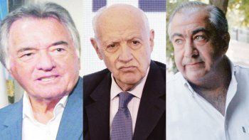 Luis Barrionuevo, Roberto Lavagna y Héctor Daer.