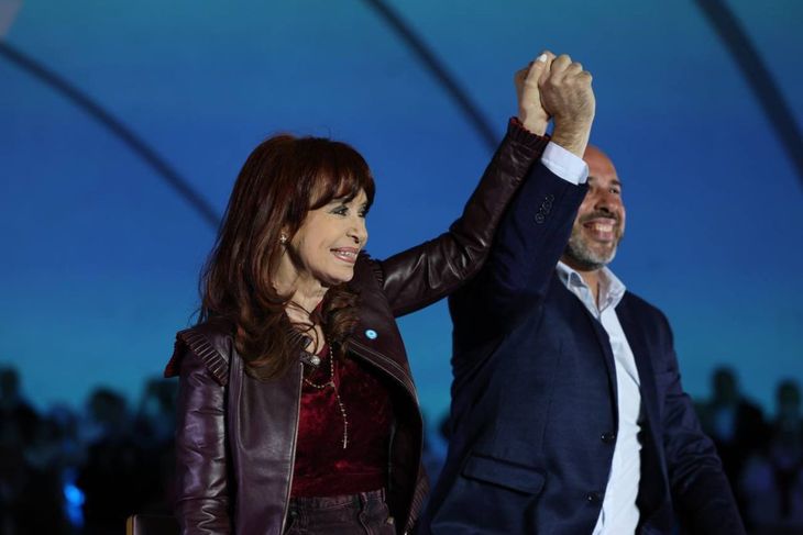 Cristina Kirchner y Martín Ascúa, en Corrientes.