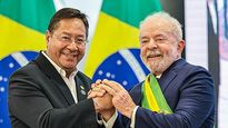 Los presidentes Luis Arce (Bolivia) y Lula Da Silva (Brasil).