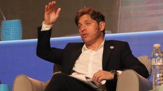 El gobernador bonaerense, Axel Kicillof, en la Conferencia de la UIA.