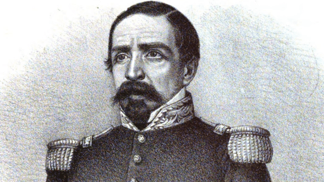 Asume la presidencia provisional de la República Mexicana, Manuel María Lombardini en 1853.