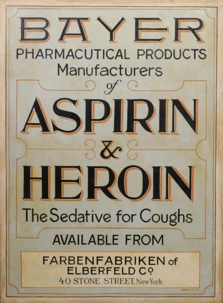No hace falta decir demasiado: Las correlaciones también matan. Recién en 1924 llegó la prohibición del remedio “Heroico” desarrollado por Bayer. No hace falta decir demasiado: Las correlaciones también matan. Recién en 1924 llegó la prohibición del remedio “Heroico” desarrollado por Bayer.