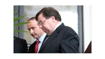 Brian Cowen, primer ministro de Irlanda.