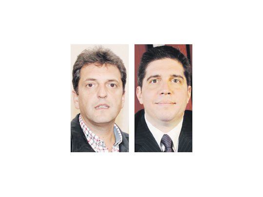 Sergio Massa y Gustavo Valls