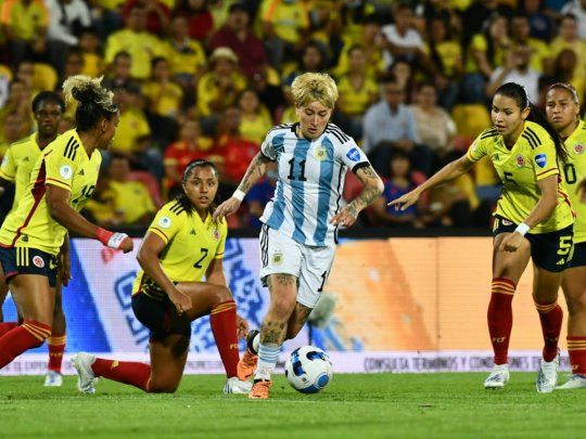 Fin del sueño. Argentina perdió con Colombia y se quedó sin final de Copa América.&nbsp;