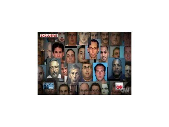 Foto de la investigacion de CNN. (Imagen de TV).
