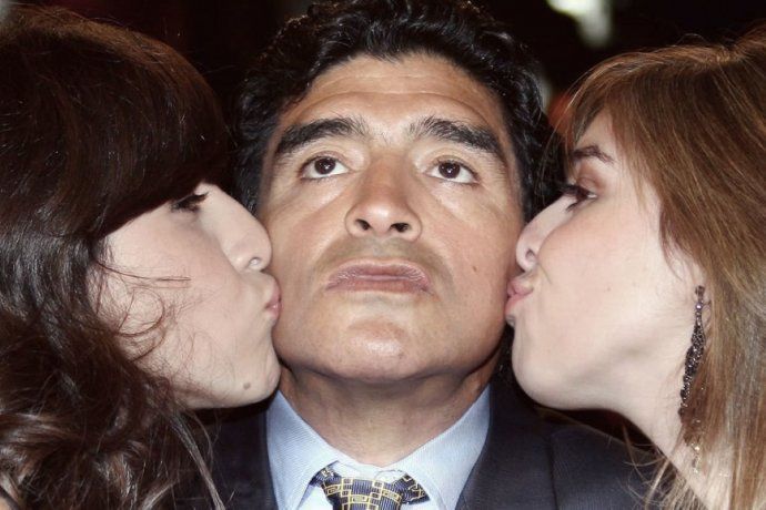 Dalma y Gianina Maradona, las hijas mayores de Diego Armando. 
