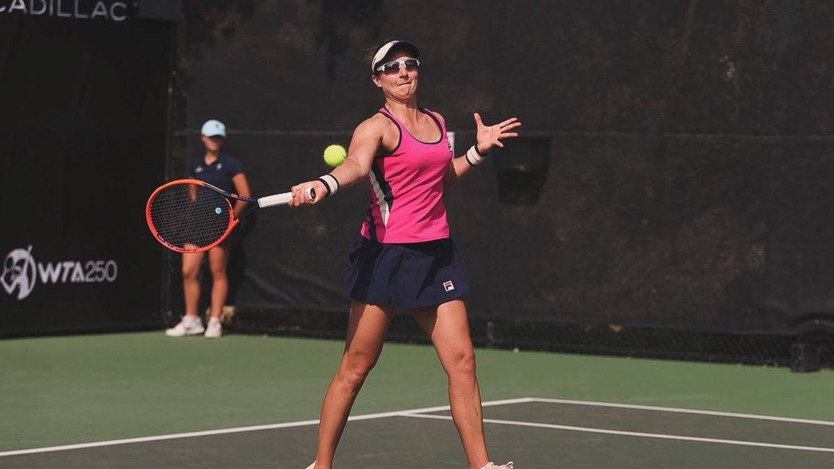 Nadia Podoroska took off her mufa in Indian Wells: she won a WTA 1000 again after three years