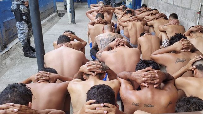 Sesenta pandilleros de la Mara Salvatrucha detenidos en Usulután.