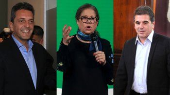 Sergio Massa, Graciela Camaño, Cristian Ritondo.