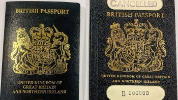 Tras el Brexit, Gran Bretaña anunció el retorno de los pasaportes azules