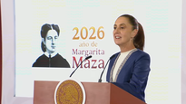 Claudia Sheinbaum en la Mañanera de este miércoles.