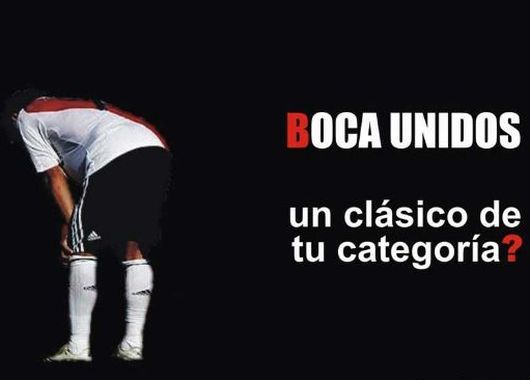 Los afiches que Boca le dedicó a River.