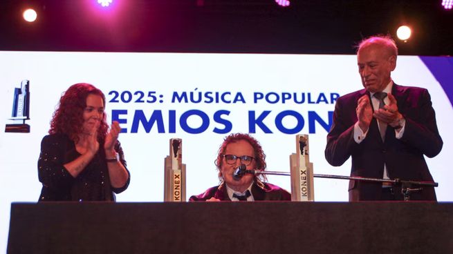 Charly García, el premio Konex Brillante del 2025. (Foto: Infobae)