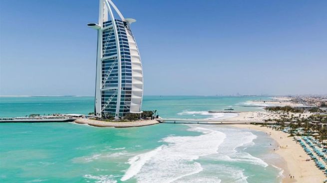 El hotel Burj Al Arab es el único con 7 estrellas en todo el mundo.