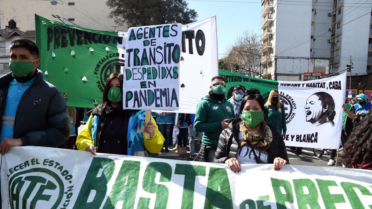 Paro y movilización de los trabajadores de la salud de la Ciudad en ...