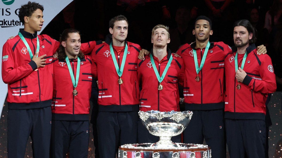 Canada beat Australia in the final and won its first Davis Cup