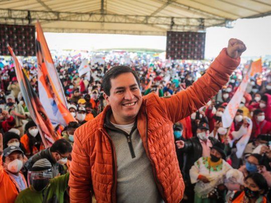 Andrés Arauz, favorito para la presidencia de Ecuador.