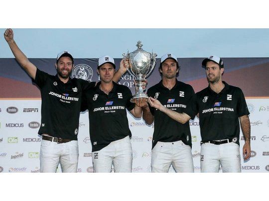 Ellerstina alcanzó su noveno título en Hurlingham, y es la tercera vez que se consagra bicampeón (Foto: @asocdepolo).