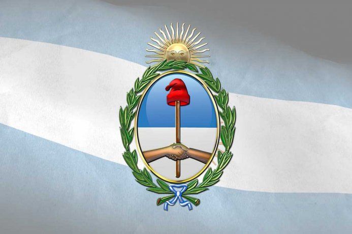 Escudo nacional argentino. Escudo nacional argentino.