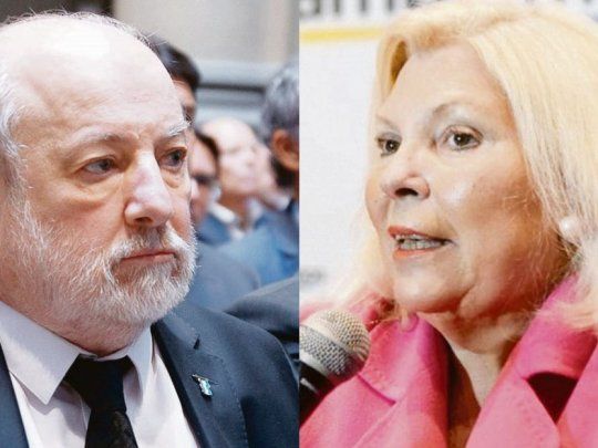 Claudio Bonadio y Elisa Carrió