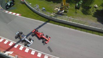 Vettel llegó primero, pero el ganador fue Hamilton por una polémica sanción