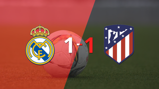real madrid y atletico de madrid igualan 1-1 en el derbi de madrid