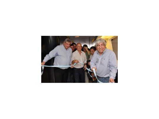 Moyano participó de un acto sindical en Santa Fe junto al titular de UATRE, Gerónimo Venegas, entre otros.