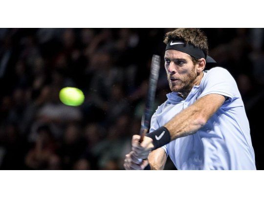 Del Potro debutó con un triunfo en París.